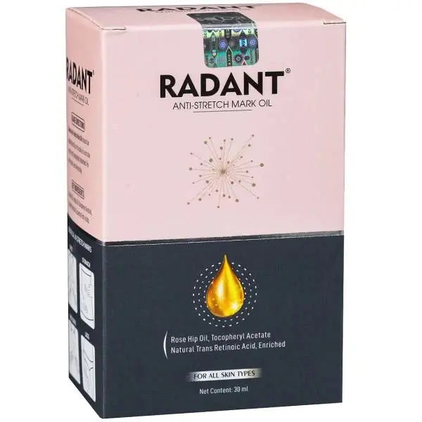 Radant Anti-Stretch Mark Oil - Classic Derma 