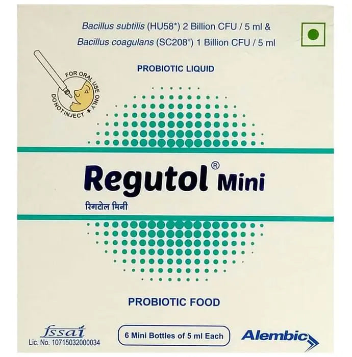 Regutol Mini Probiotic Liquid (5ml Each) - Classic Derma 