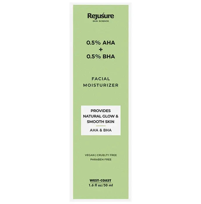 Rejusure 0.5% AHA + 0.5% BHA Facial Moisturizer - Classic Derma 