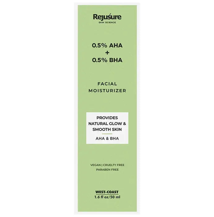 Rejusure 0.5% AHA + 0.5% BHA Facial Moisturizer - Classic Derma 