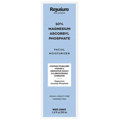 Rejusure 10% Magnesium Ascorbyl Phosphate Facial Moisturizer - Classic Derma 