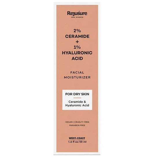 Rejusure 2% Ceramide + 1% Hyaluronic Acid Facial Moisturizer - Classic Derma 