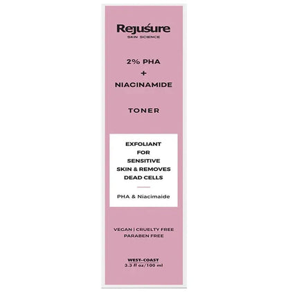 Rejusure 2% PHA+Niacinamide Toner - Classic Derma 