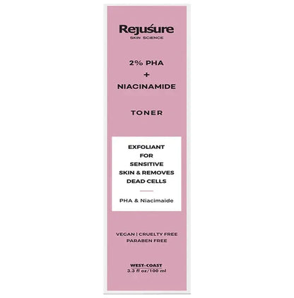 Rejusure 2% PHA+Niacinamide Toner - Classic Derma 