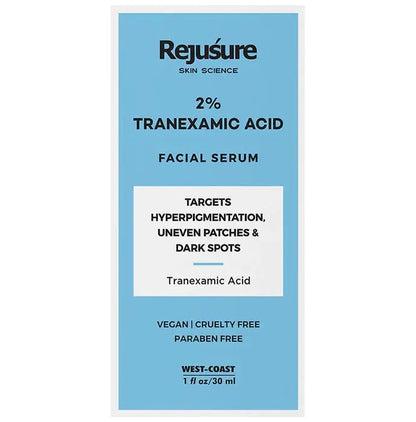 Rejusure 2% Tranexamic Acid Facial Serum - Classic Derma 