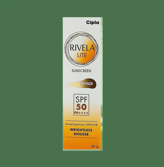 Rivela Lite Sunscreen Bronze SPF 50+ - Classic Derma 