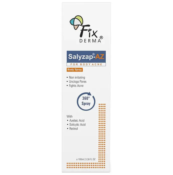 Salyzap-AZ Spray For Body Acne - Classic Derma 