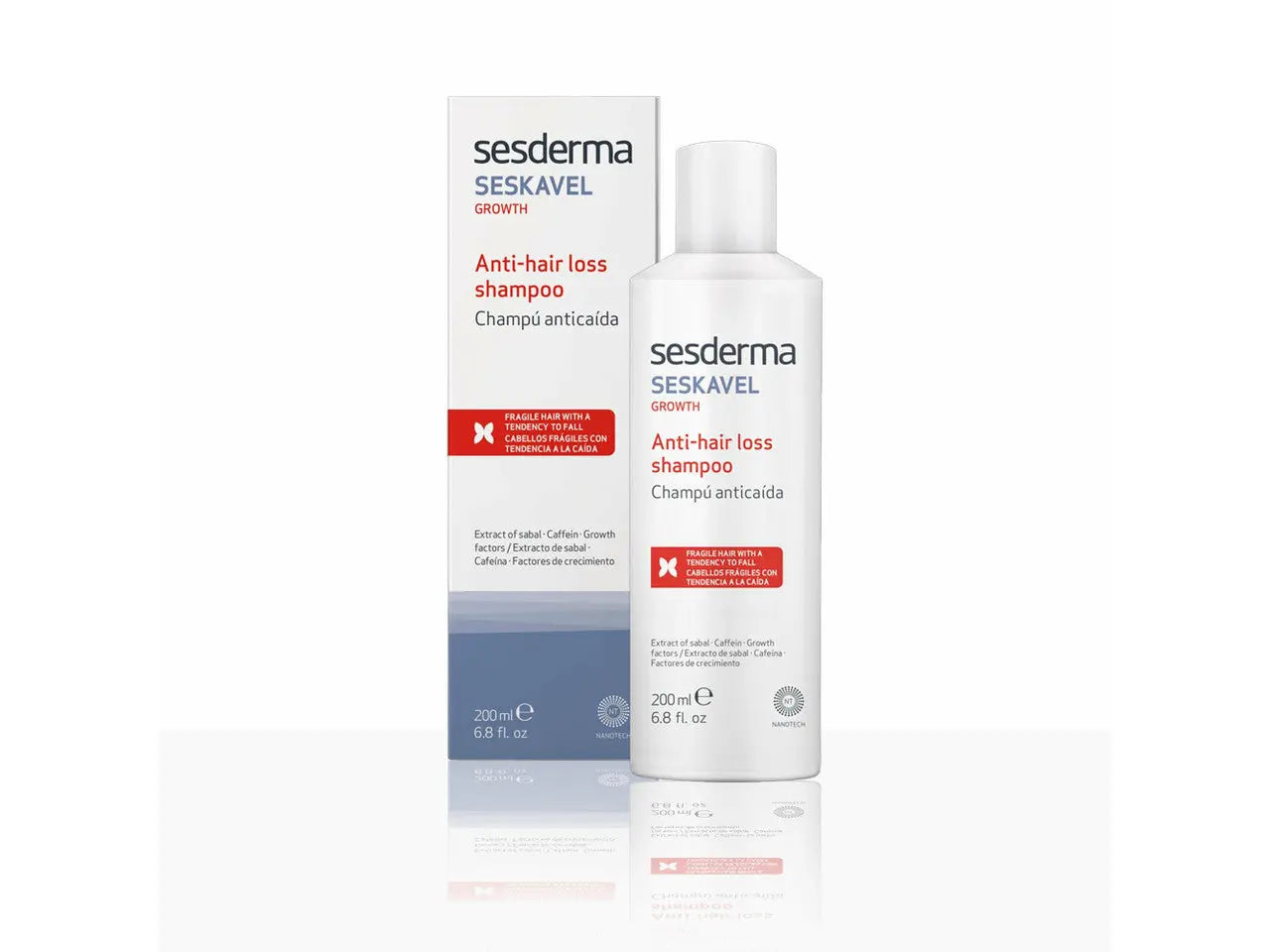 Sesderma Seskavel Growth Anti-Hair Loss Shampoo - Classic Derma 