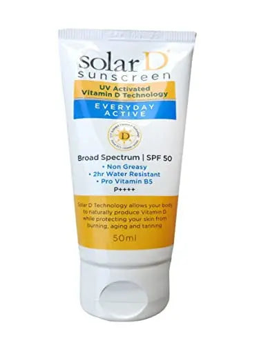 Solar D Everyday Active Sunscreen With SPF50 UV 50ml - Classic Derma 