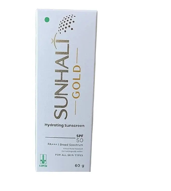 Sunhalt Gold SPF 50 Sunscreen - Classic Derma 