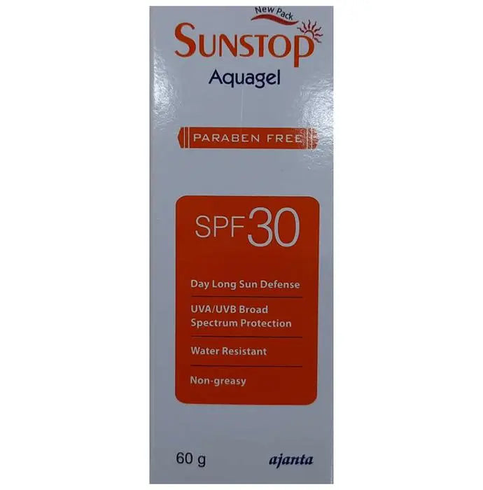 Sunstop Aquagel SPF 30 Gel Paraben Free - Classic Derma 