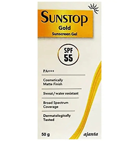 Sunstop Gold Sunscreen Gel SPF 55 PA+++ - Classic Derma 