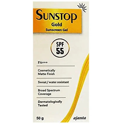 Sunstop Gold Sunscreen Gel SPF 55 PA+++ - Classic Derma 