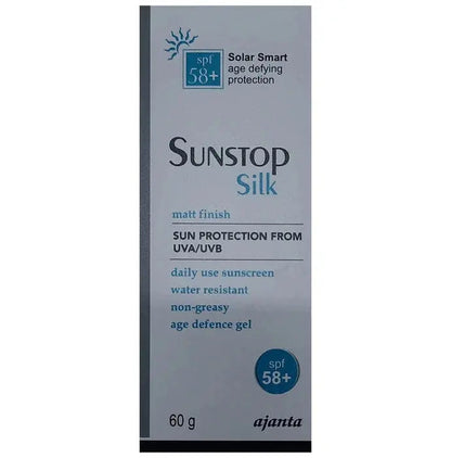 Sunstop Silk Sunscreen Cream SPF 58+ - Classic Derma 