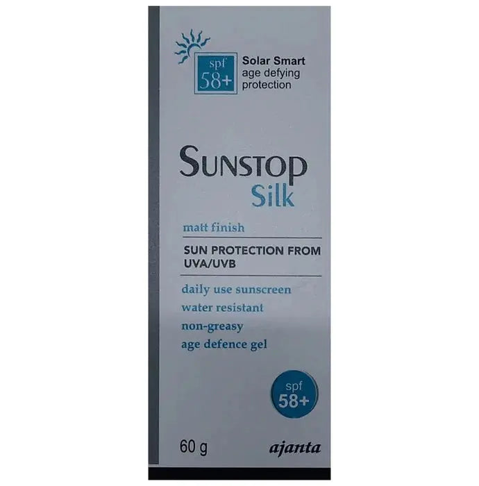 Sunstop Silk Sunscreen Cream SPF 58+ - Classic Derma 