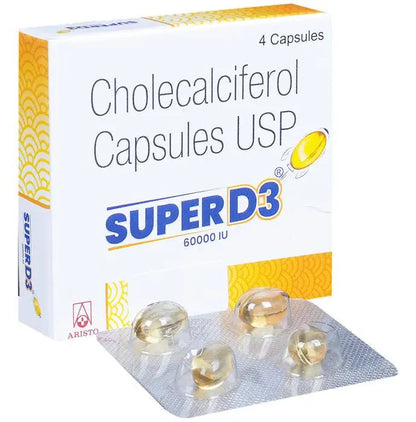 Super D3 60000IU Capsule - Classic Derma 