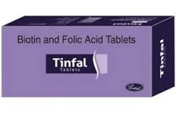 Tinfal Biotin & Folic Acid Tablet 3x10s - Classic Derma 