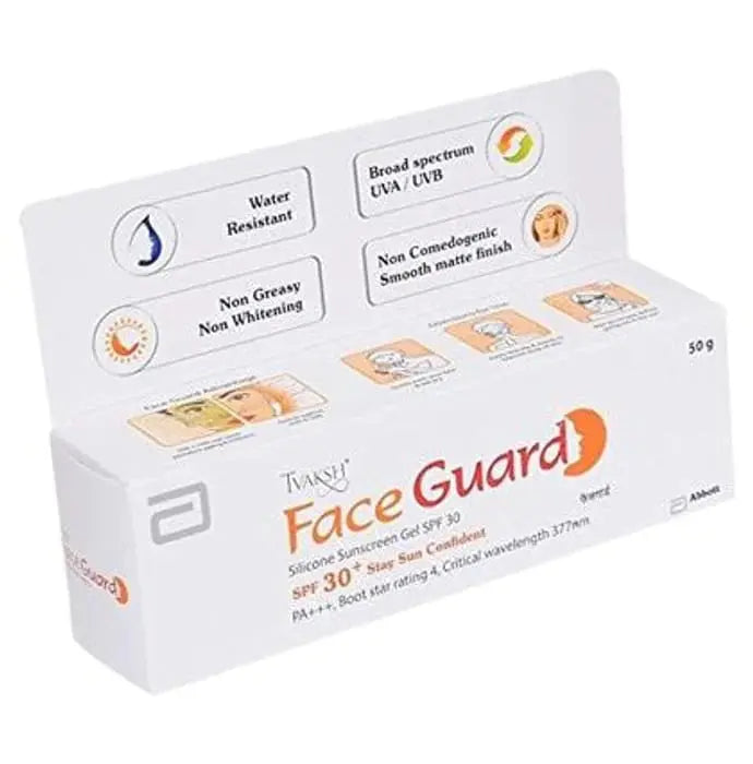 Tvaksh Face Guard Silicone Sunscreen Gel SPF 30 - Classic Derma 