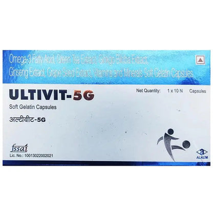 Ultivit 5G Soft Gelatin Capsule - Classic Derma 