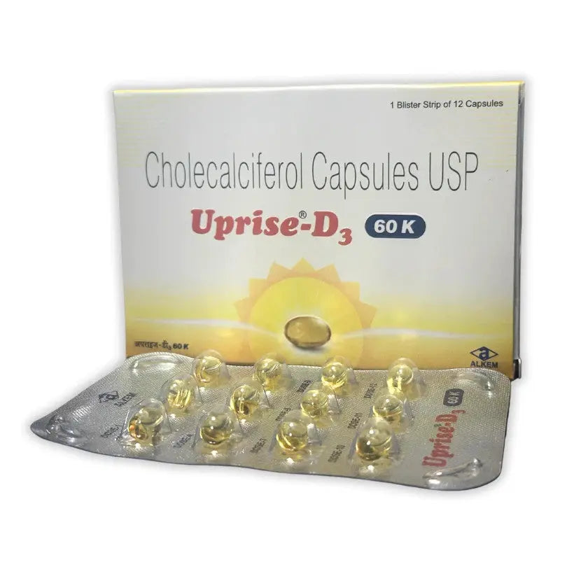 Uprise D3 60K Capsule 12s - Classic Derma 