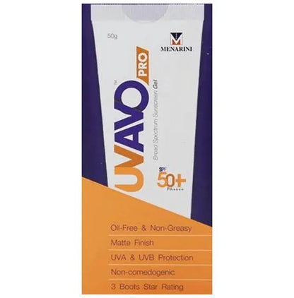 Uvavo Pro Sunscreen Gel SPF 50+ - Classic Derma 