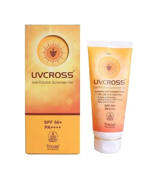 Uvcross Anti-Pollution Sunscreen Gel SPF 50+ - Classic Derma 