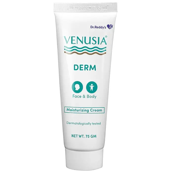 Venusia DERM Moisturizing Cream for Face & Body, Nourishes Dry Skin, Relieves Skin Irritation - Classic Derma 