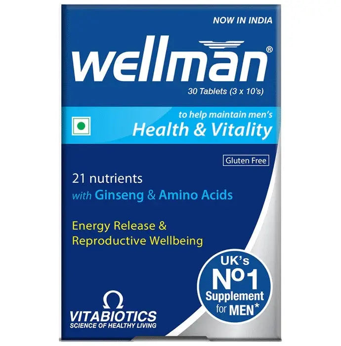 Wellman Health Supplement for Men Tablet - Classic Derma 