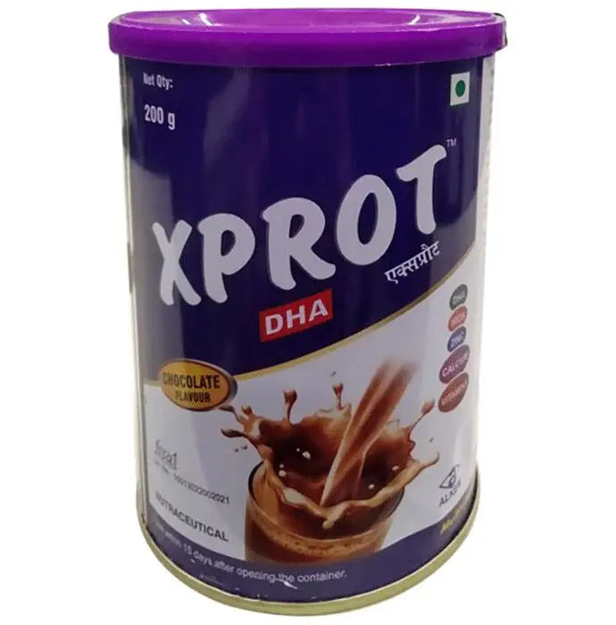 Xprot DHA with Vitamins & Calcium | Flavour Powder Chocolate - Classic Derma 