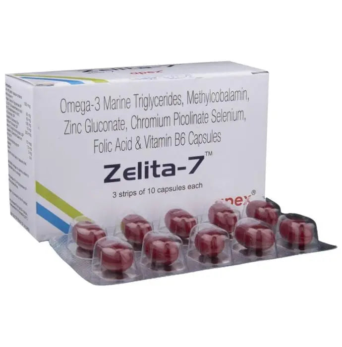 Zelita - 7 Soft Gelatin Capsule - Classic Derma 